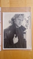 Alexander Godunov, Original Autogramm auf Grossfoto in s/w