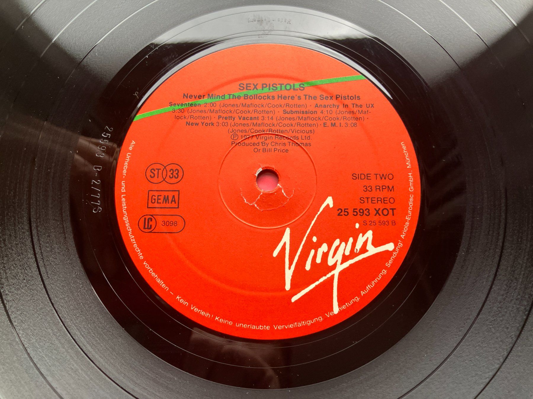 Dischi in vinile: Sex Pistols – Usato da Aarwangen venduto da Jukebox3 6