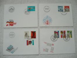 1993 4 FDC Sonder- & Europamarken SBK 839 - 847