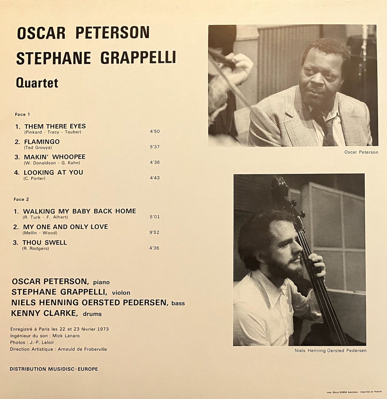 Dischi in vinile: LP _ Oscar Peterson - Stephane Grappelli Quartet – Usato da Stans venduto da canberra04 3