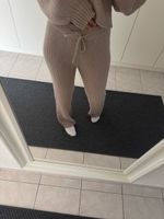 Pantalon Shein Tall S Beige Maille Côtelée Doux & Chaleureux