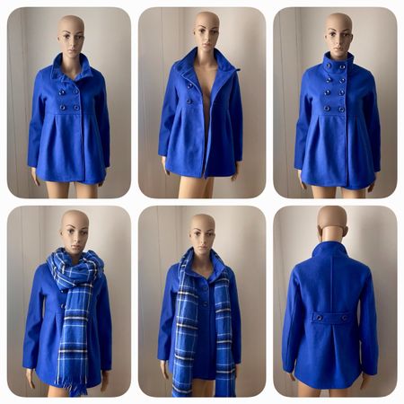 schöne blaue Jacke - NEU - Grösse XS