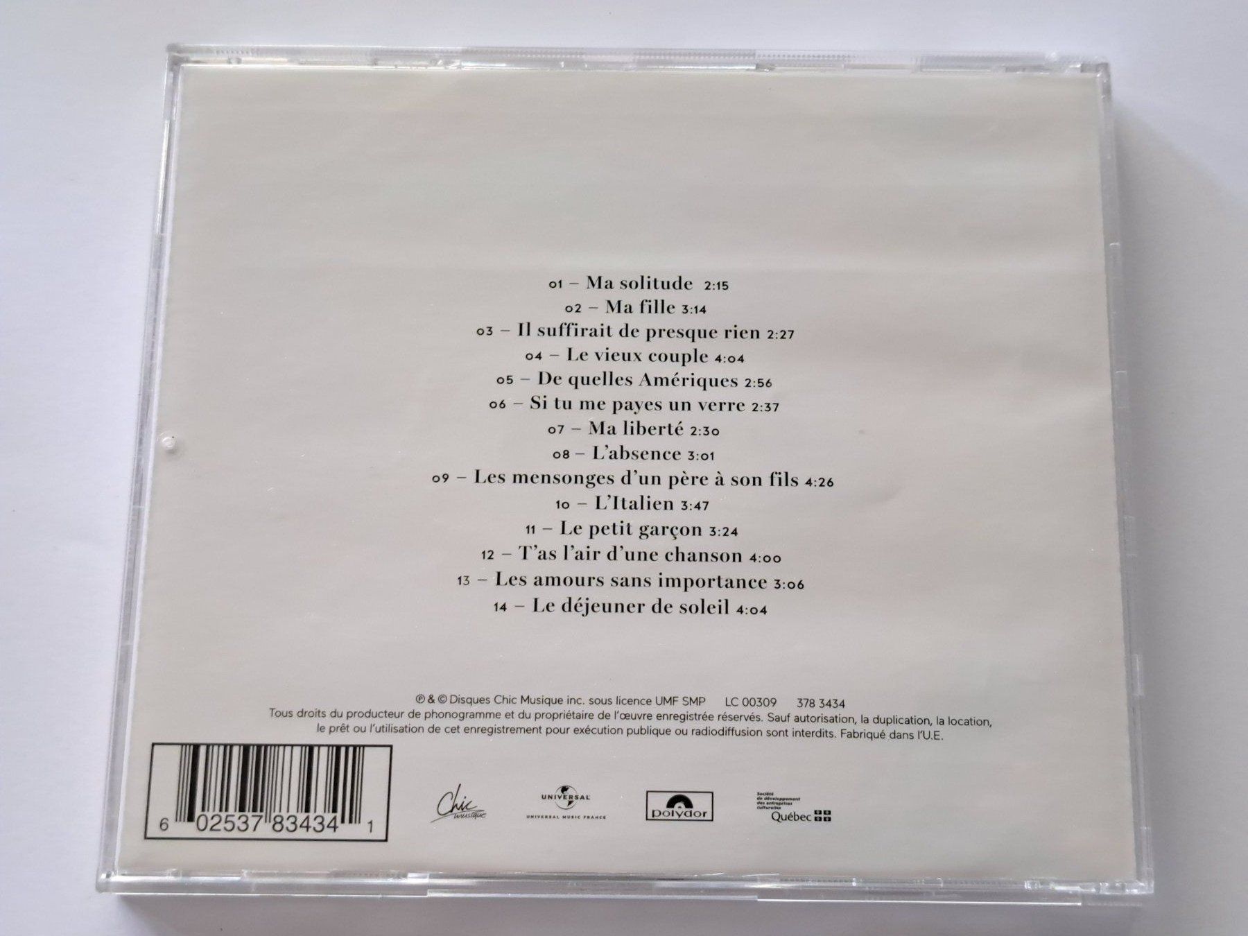 CDs: Cd Isabelle Boulay - Merci Reggiani – D'occasion à Pully par bro_n52j 1