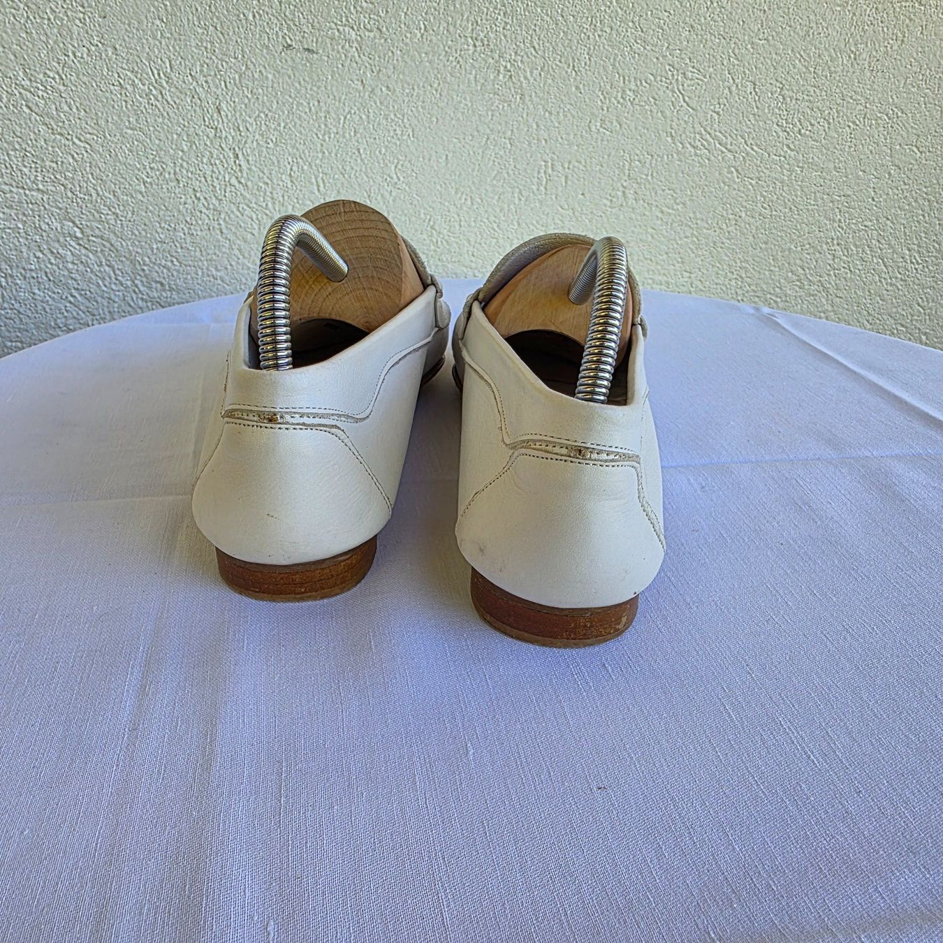 Scarpe da donna: Elegante weiße Leder-Loafer Gr. 39 – Usato da Wald ZH venduto da CapLux 4