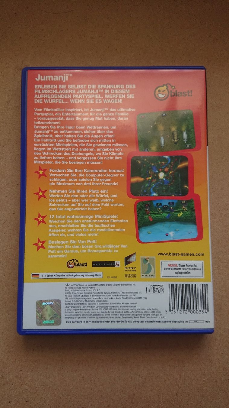 Giochi: Jumanji PS2 – Usato da Chur venduto da FreakofRarity 1