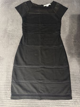 Diane v. Furstenberg Kleid. Gr.2, Schwarz