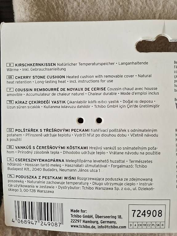Coussins: Kirschkern Kissen – Neuf (Voir description) à Dübendorf par Olenaaa 3