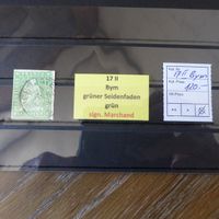 STRUBEL Sitz. Helvetia°  Kat. 17II Bym grüner Seidenf. sig.