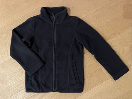Fleece Jacket, Navy, Size 6 Years, Warm