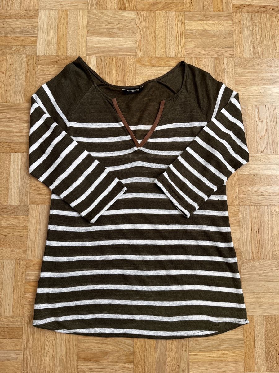 Massimo Dutti T-Shirts: Damen Pullover Massimo Dutti gestreift Grösse S – Gebraucht aus Zürich von Kleanthy 4