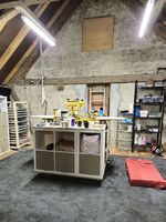 Komplettes Siebdruck-Setup mit Zubehör /wenig gebraucht