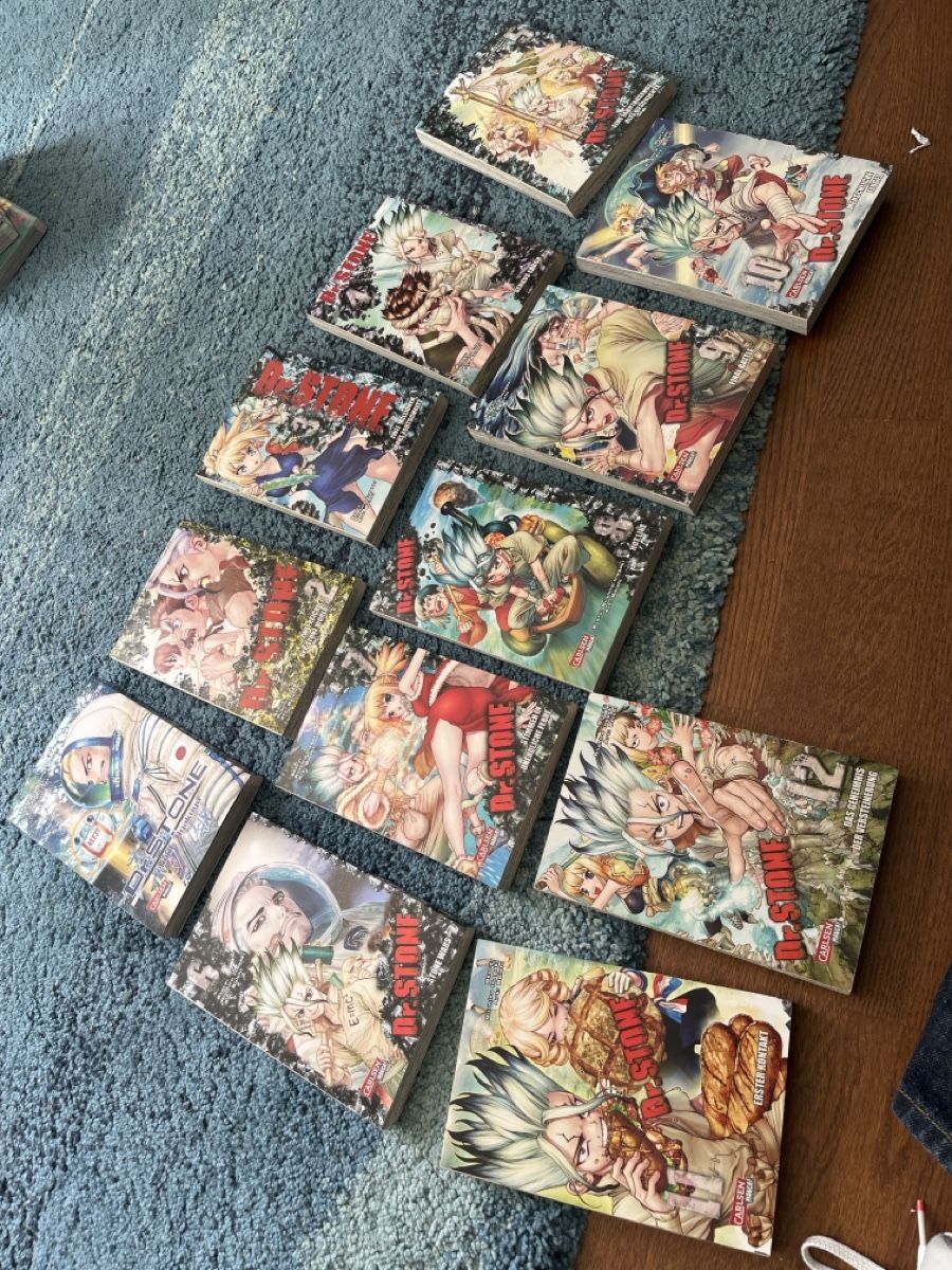 Fumetti: Dr. Stone 1-12, Deutsch – Nuovo (secondo la descrizione) da Zürich venduto da nic_7gfx