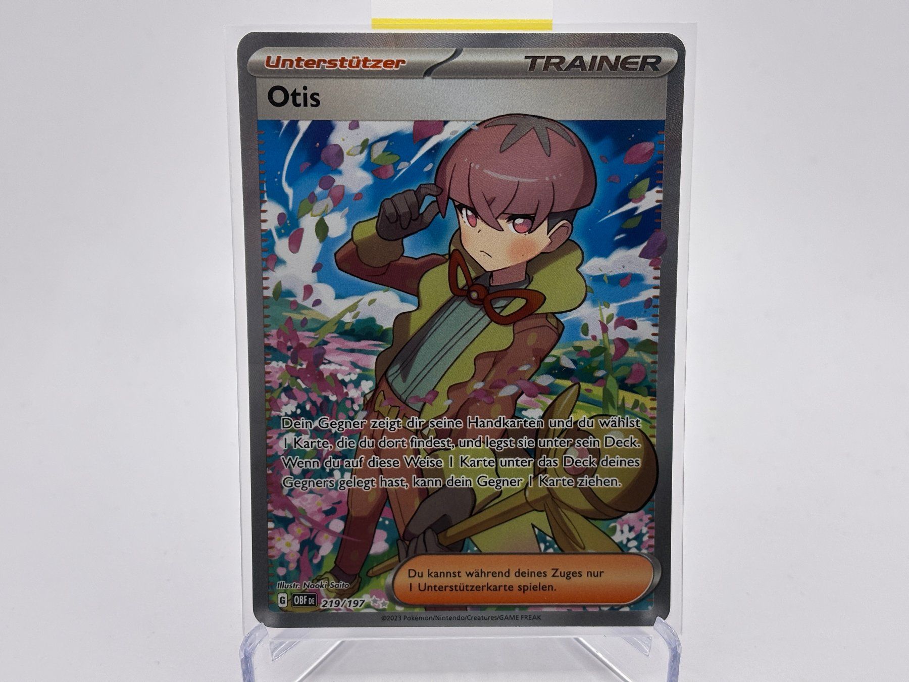 Pokémon Carte collezionabili: Obsidianflammen - Otis  (OBF 219) - DE – Nuovo (secondo la descrizione) da Allschwil venduto da Bullach