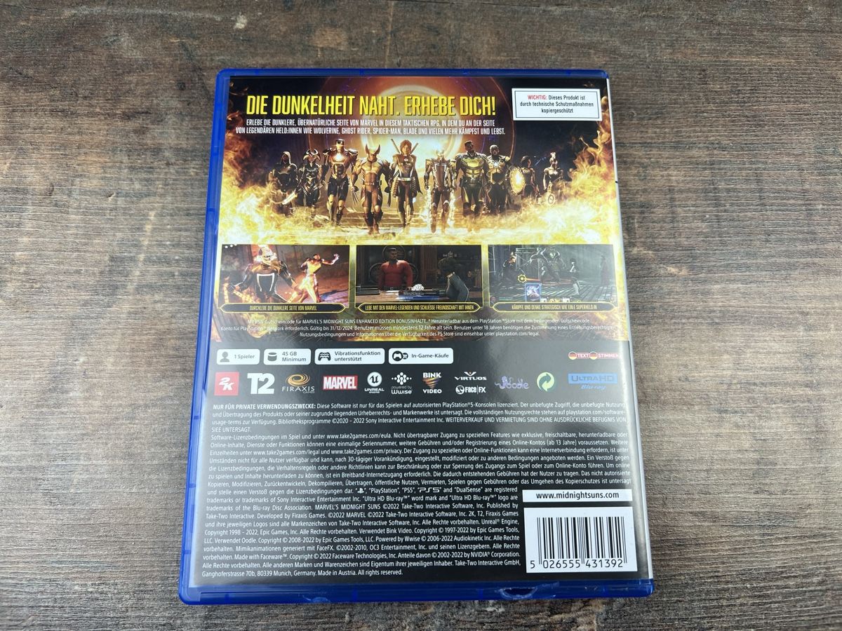 Giochi: Marvel's Midnight Suns PS5 Top-Zustand! – Usato da Hallau venduto da R.R.91 1