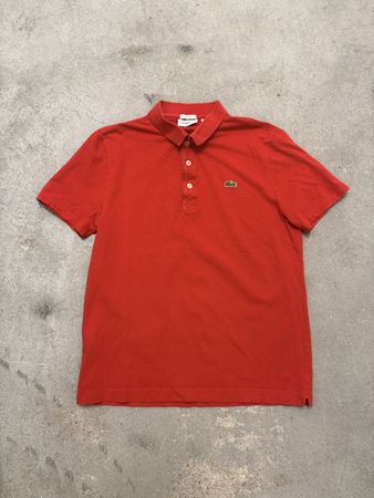 Polo Lacoste Sport rouge coupe slim taille FR 6 XL