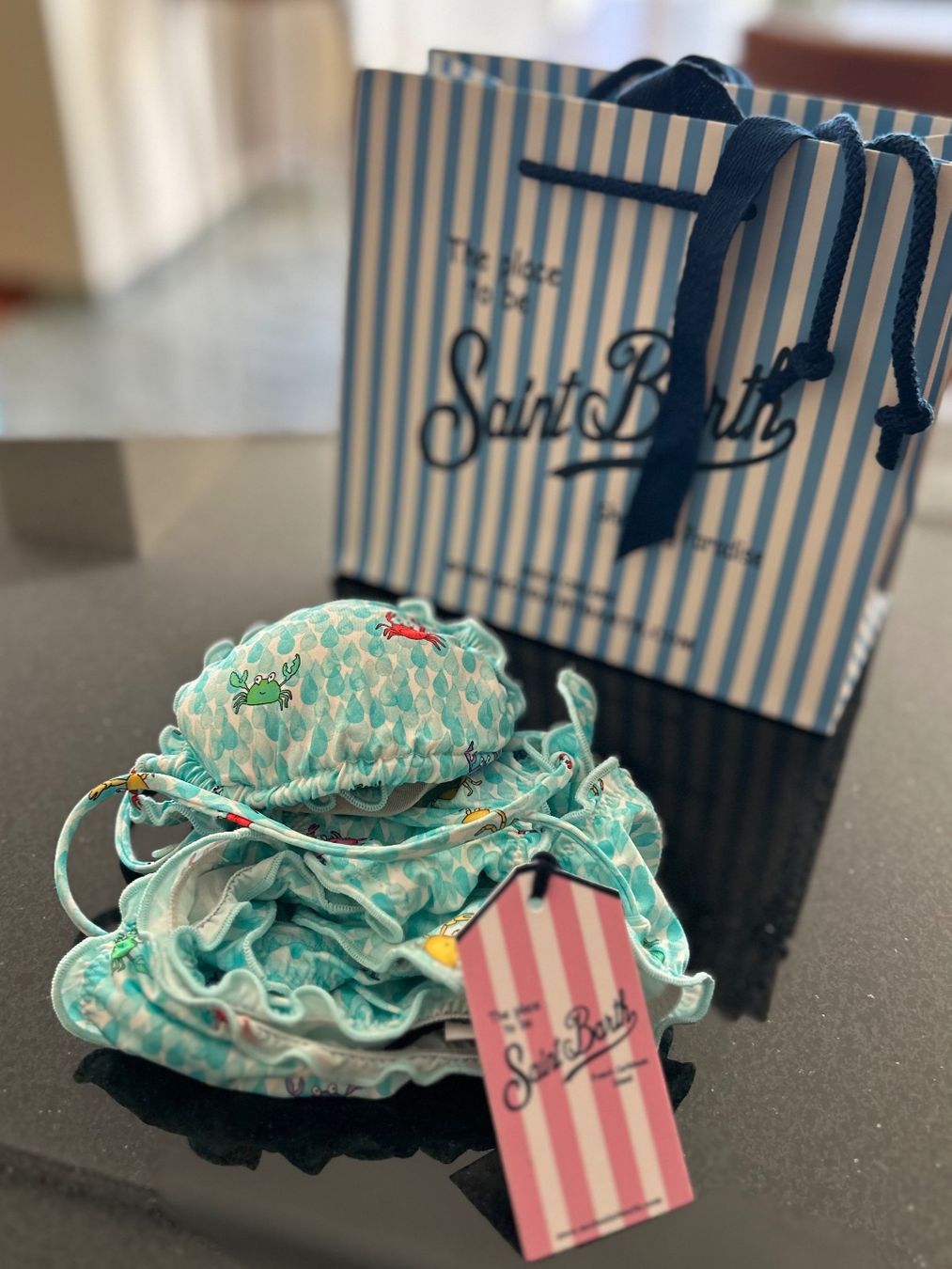 MC2 Saint Barth Maillots de bain & Bikinis: MC2 Saint Barth - SARIUS CRAB PRINT TRIANGLE BIKINI - NEU – Neuf avec emballage d'origine à Zürich par mar_st77 7