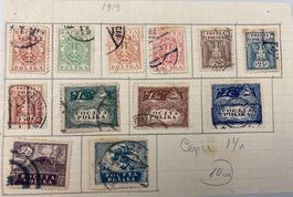 Alte Briefmarken Polen, Sammlung, Rarität!