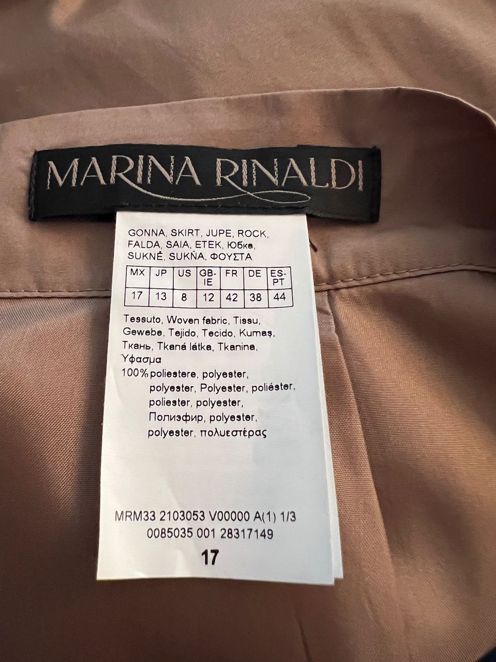 Marina Rinaldi Gonne: Marina Rinaldi Rock, Gr. 38, Beige, elegant – Nuovo (secondo la descrizione) da Horgen venduto da Hpunto 1