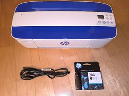 HP Deskjet 3760 Print/Scan/Copy & neuer Patrone schwarz