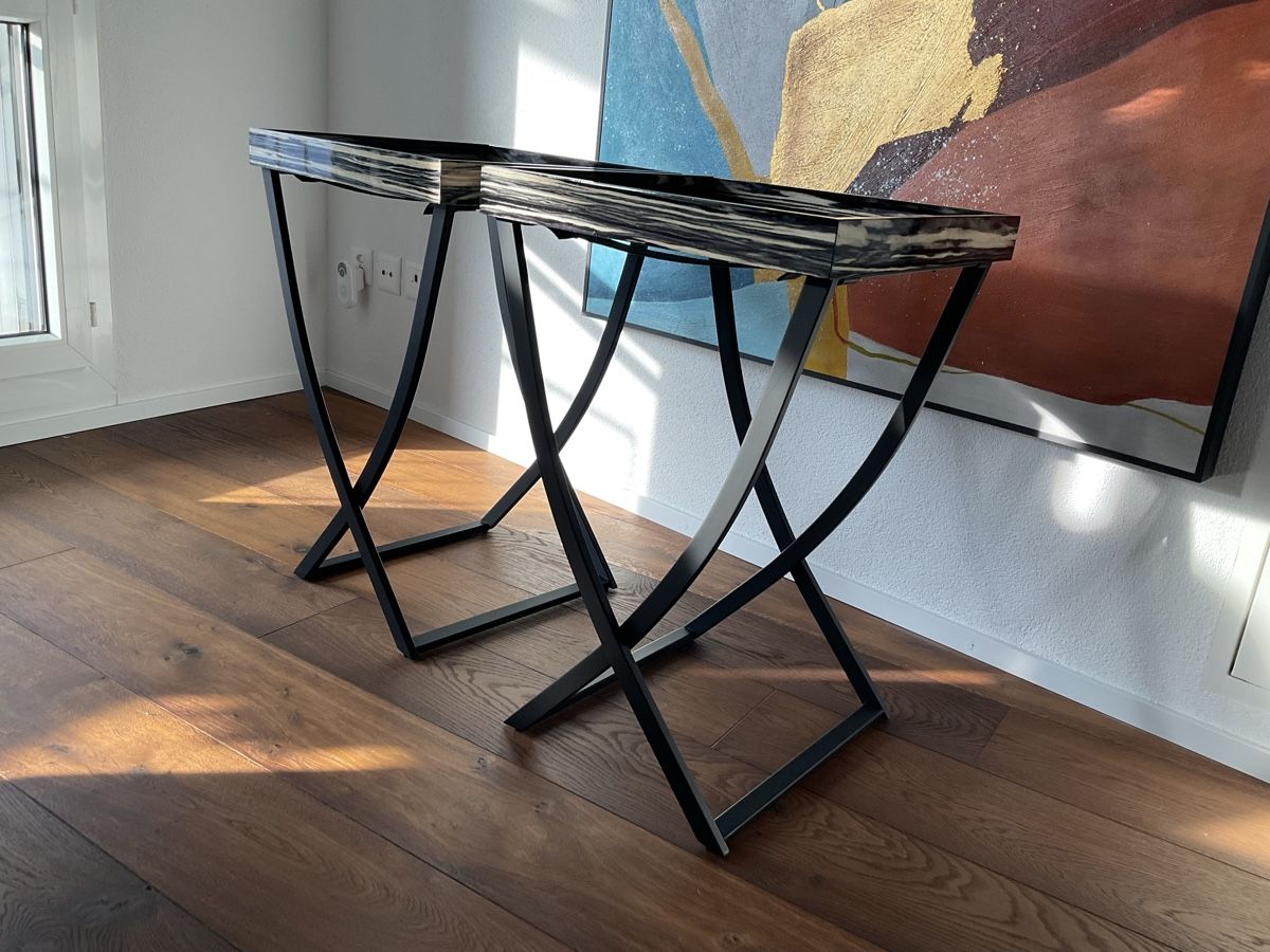 Comodini: 2 Beistelltische von Lambert Design Möbel – Usato da Oberkirch LU venduto da Roeschu28 4