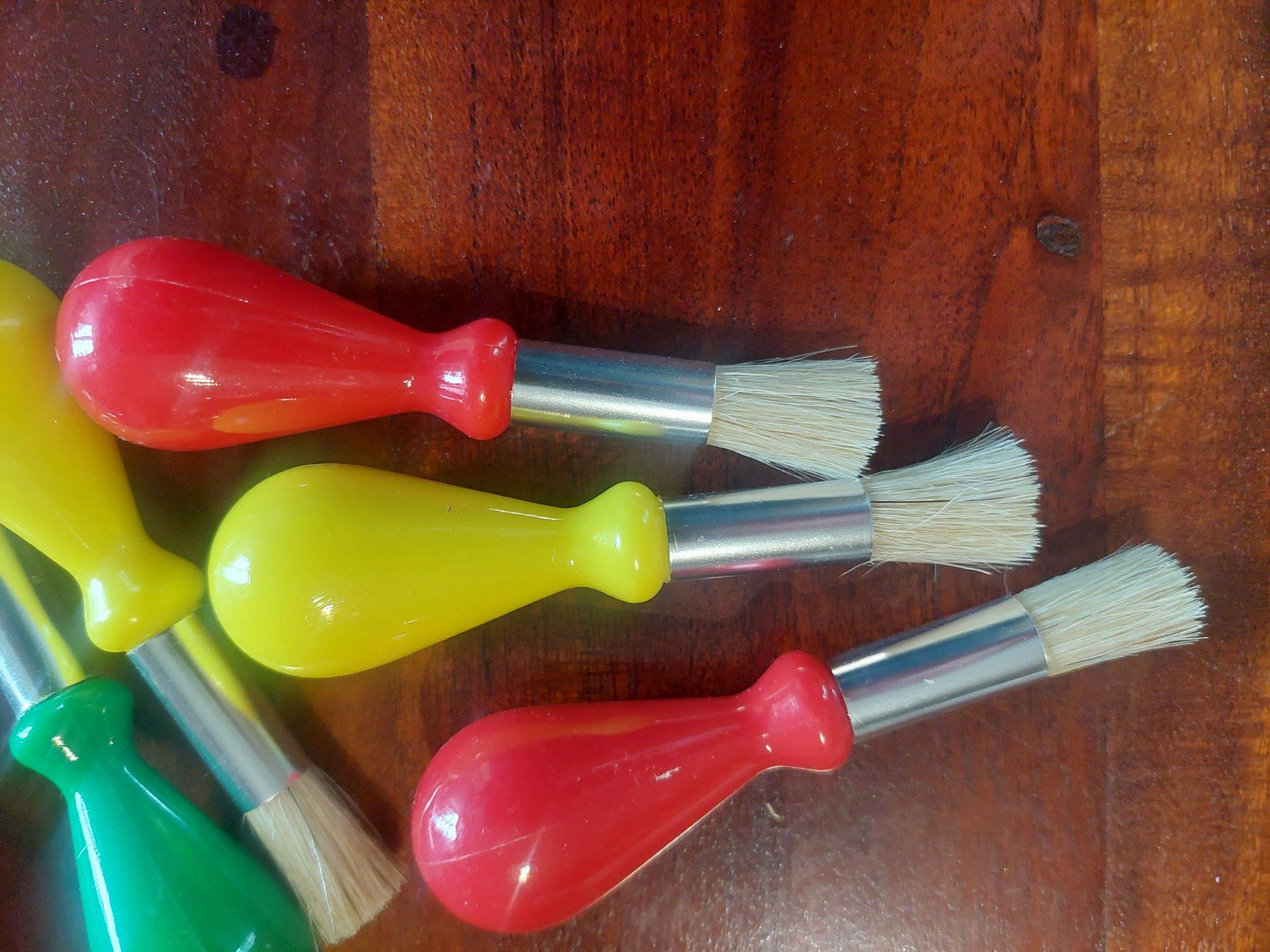 Pinsel: Kleinkinder Pinsel mit Kugelgriff 8er-Set bunt – Neu (gemäss Beschreibung) aus Beckenried von Havacola 2