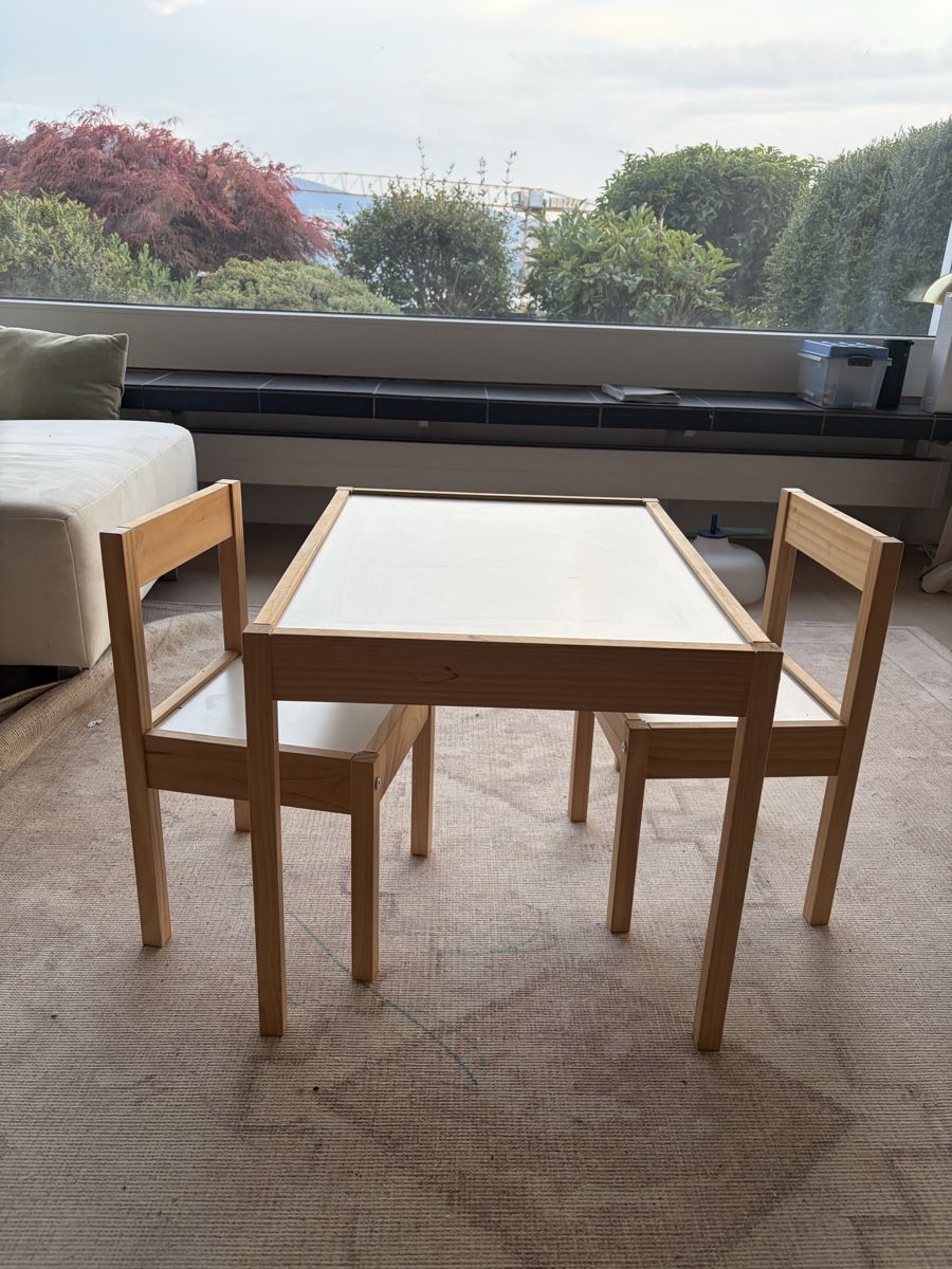Tavoli: IKEA children’s table and chairs – Usato da Stäfa venduto da CharlotteJB