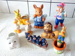 schönes Lot Keramik Artikel, zum Teil hand- gemacht- bemalt