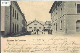 Souvenir de Colombier - Cour du Manege - animee