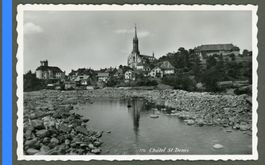 AK sw Châtel - St. Denis FR Bachbett der Veveyse ≈ 1955 
