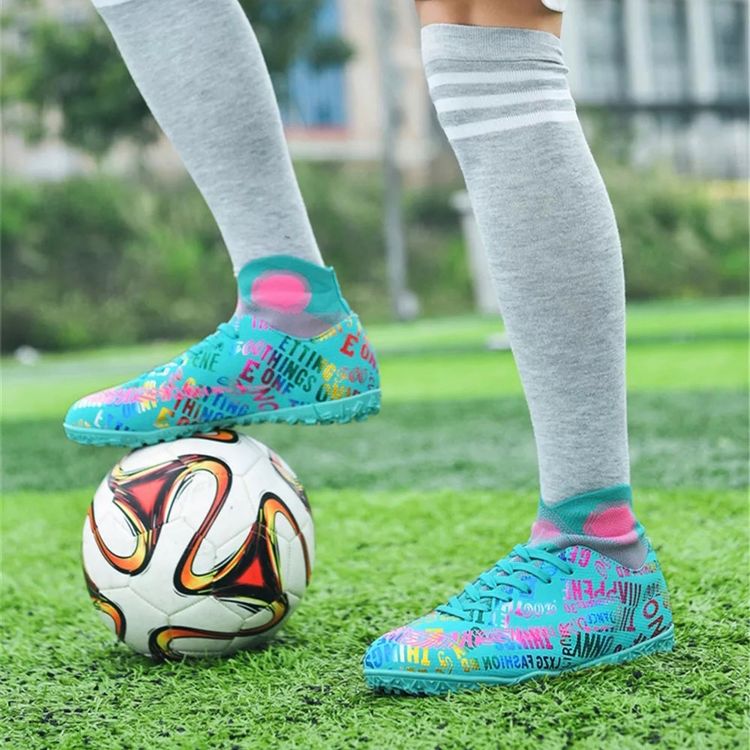 Chaussures Futsal COMFYTRIP Turquoise adultes/enfants 33-46
