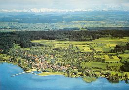 LÜSCHERZ (Bielersee) Flugaufnahme