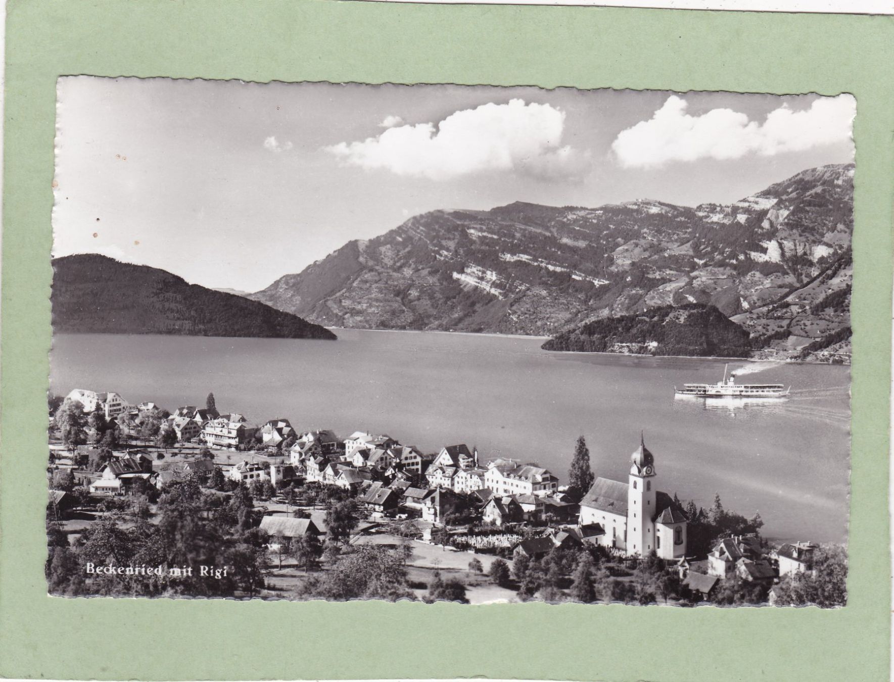Cartoline postali: Beckenried mit Rigi – Usato da Herisau venduto da Lisegrat2008