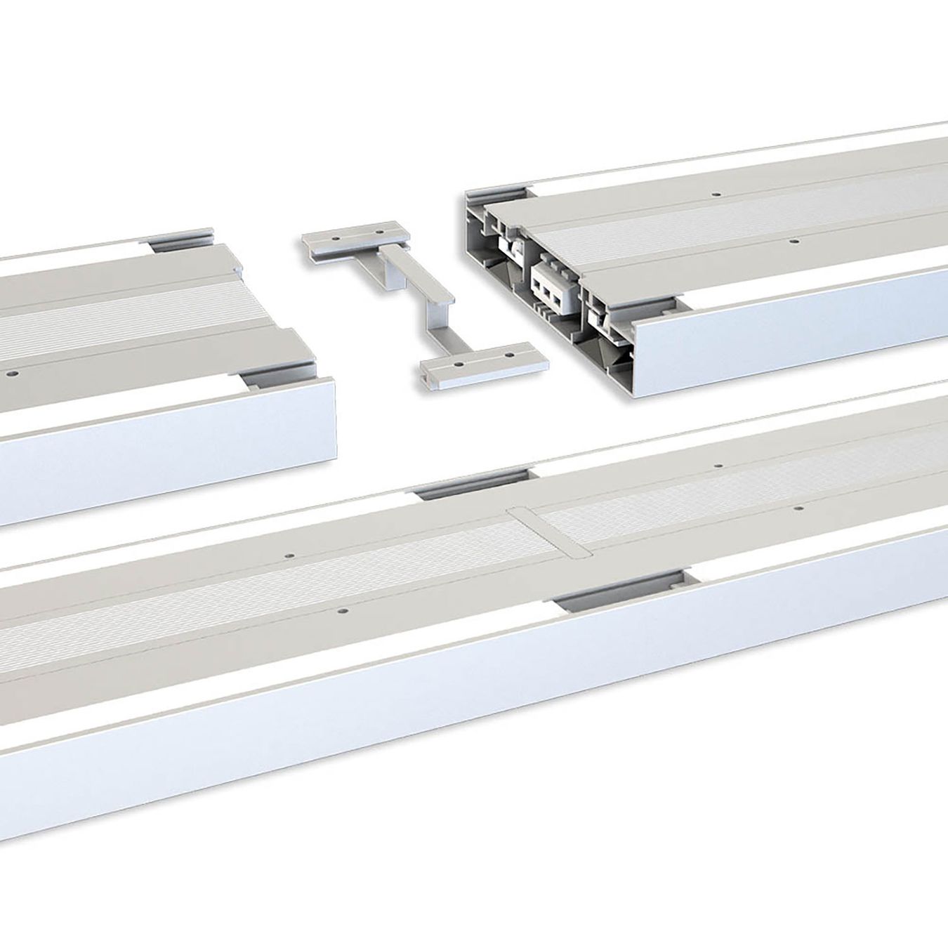 Lampadari & plafoniere: LED Pendelleuchte Raster, 119 cm x 16 cm – Nuovo (secondo la descrizione) da Kreuzlingen venduto da Smart-Light 2