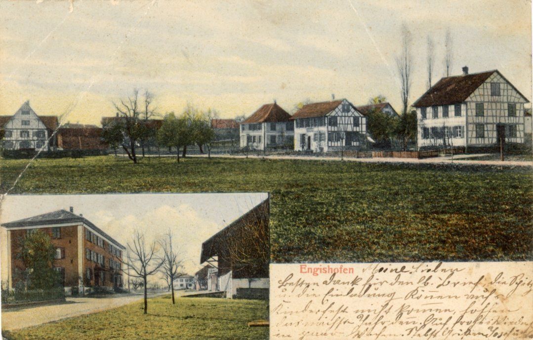 Ansichtskarten: Engishofen   TG           um 1906 – Gebraucht aus Brig von Valcards54