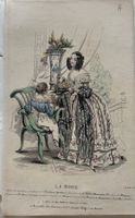 Antike Lithographie, Mode, Paris, 1841