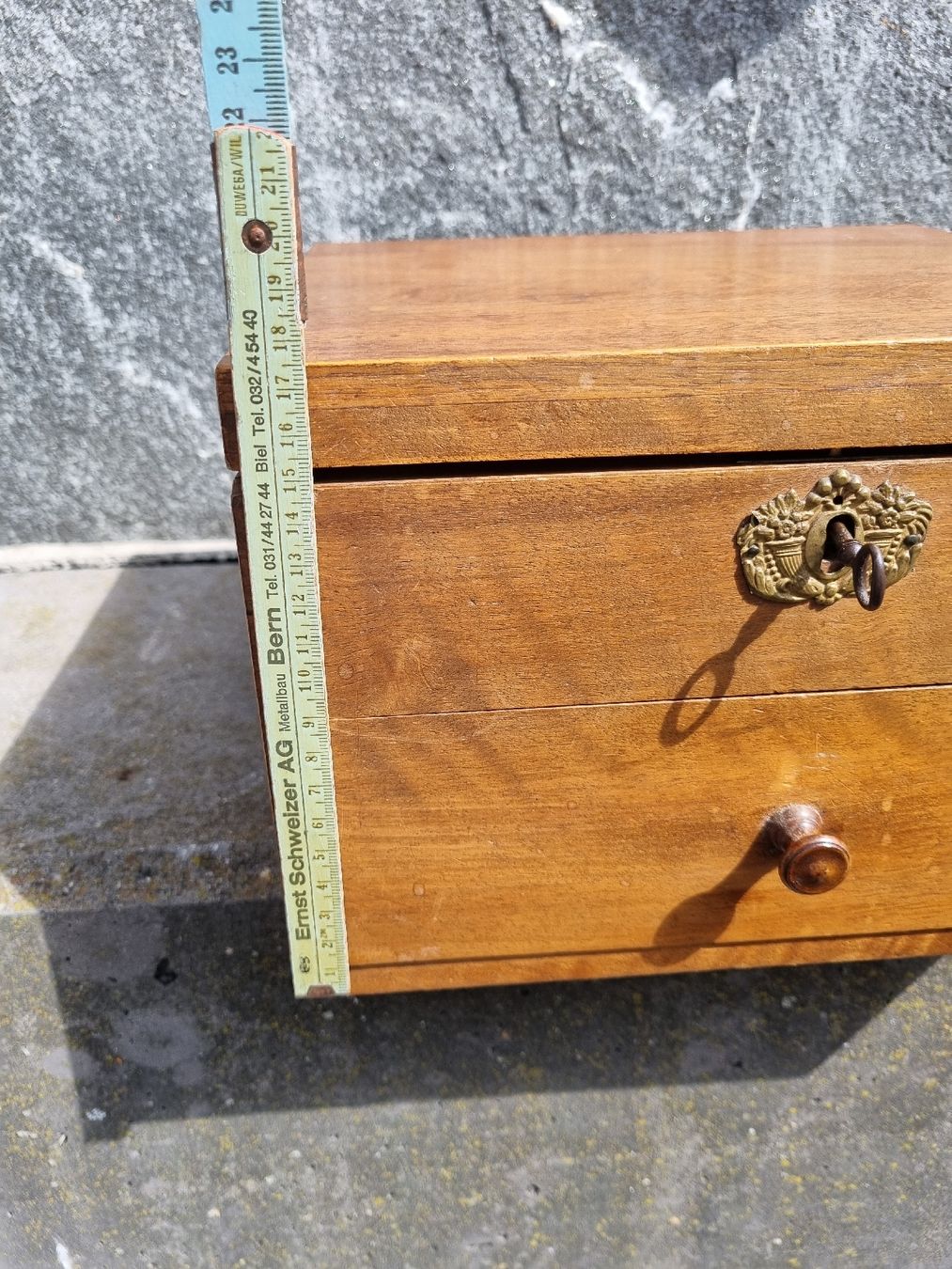 Barattoli: Alt storage box holz nussbaum 1900 – Usato da Ostermundigen venduto da vintage60 2