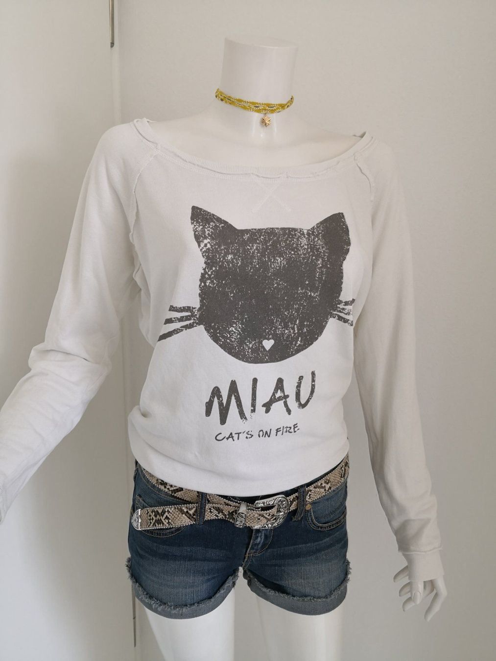 Mango Pulls & Sweat-shirts: 🤩MANGO MIAU PULLOVER WEISS & D&G P. – Neuf (Voir description) à Olten par Naja-Twins-Twins 3