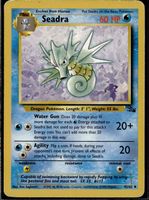 Seadra 42/62 Fossil 1999 Pokémon Unlimited Non-Holo English