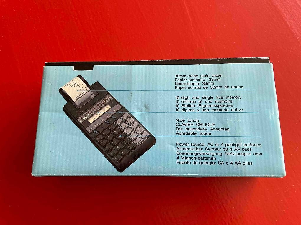Calcolatrici tascabili: Elektronischer Rechner Canon P1-D – Usato da Zürich venduto da Libelle_1 4