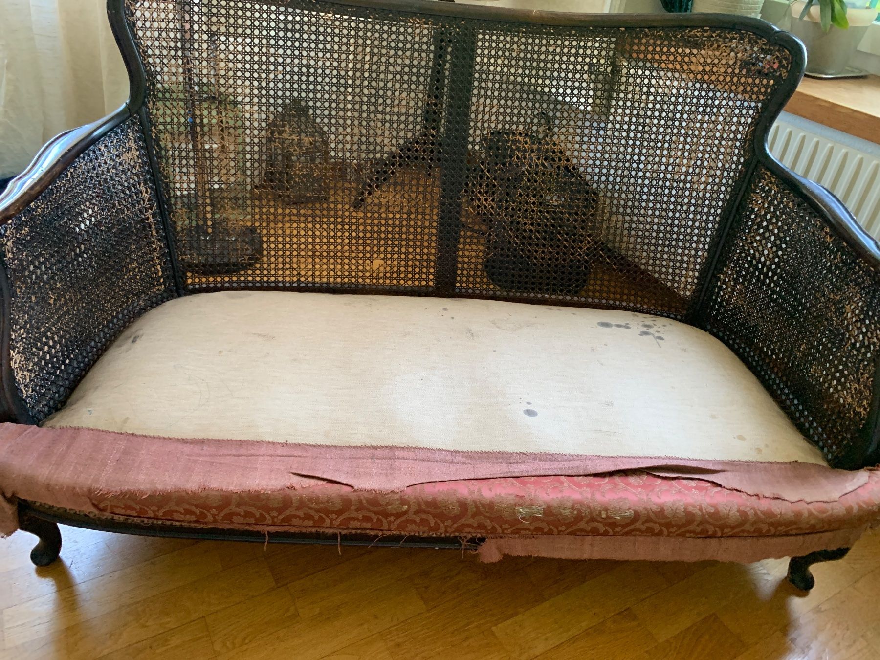 Divani: Antikes Wiener Geflecht Sofa schwarz – Usato da Richterswil venduto da Moii89 2