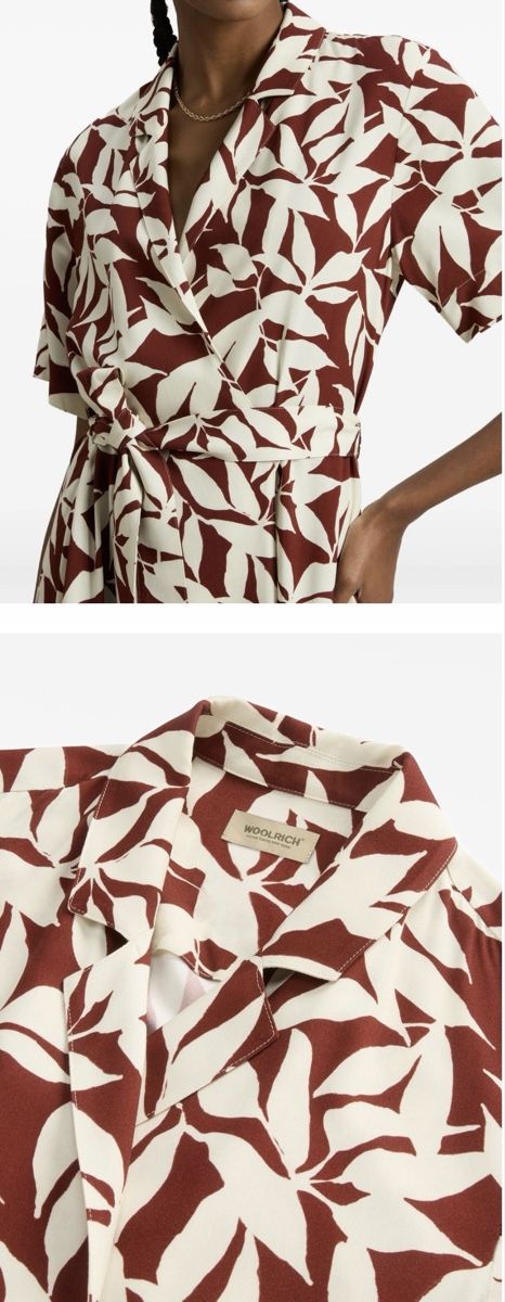 Kleider: Kleid WOOLRICH mit Blattmuster Grösse S neu – Neu (gemäss Beschreibung) aus Maur von my_private_sale 4