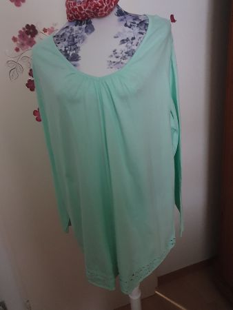 Shirt Langärmlig m. Bordüre XL
