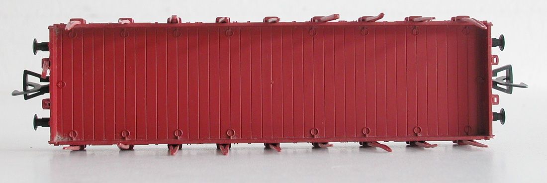 Fleischmann Modelleisenbahnen: Fleischmann Rungenwagen Rmms 33 der DB Spur H0 – Gebraucht aus Oberwil BL von Klang 4