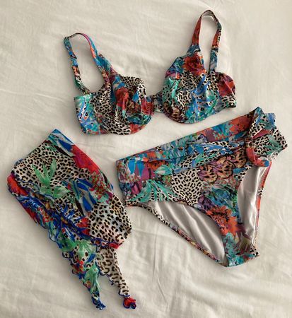 Maillot de bain 2 pièces et paréo BELDONA 40E - 38
