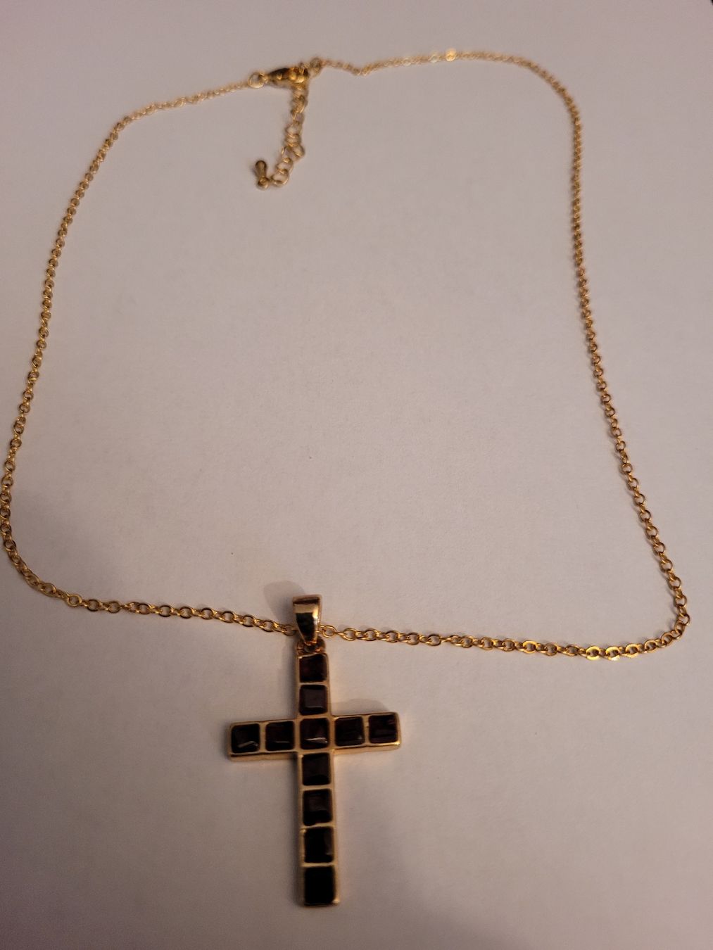Catenine: Kette mit Kreuzanhäng – Nuovo (secondo la descrizione) da St. Gallen venduto da kamel27 2