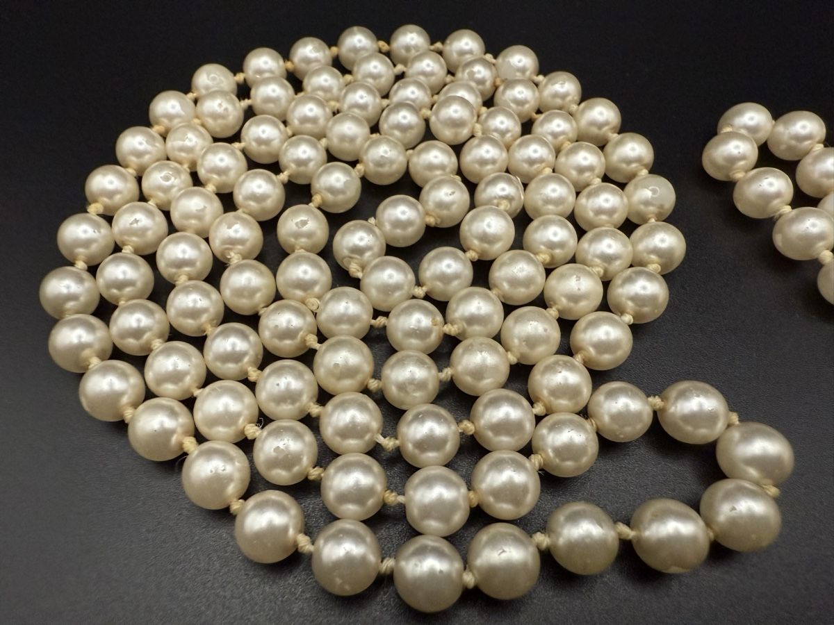 Catenine: 2 Elegante Vintage Perlenketten – Usato da Lamone venduto da LaCantinaMagica 6