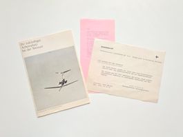 Swissair Bewerbungsbroschüre 1967