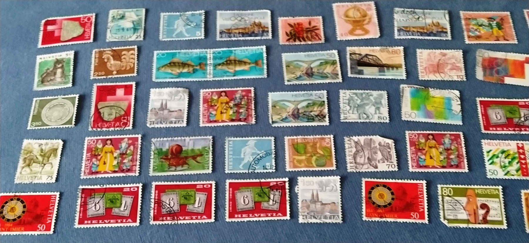 Tutti i francobolli: Briefmarken, Helvetia - 46 Stück - – Usato da Zürich venduto da 1-2-3-Kaufen 5