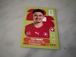 Panini FIFA Fussball WM 2026 Sticker Fabian Rieder SUI 12