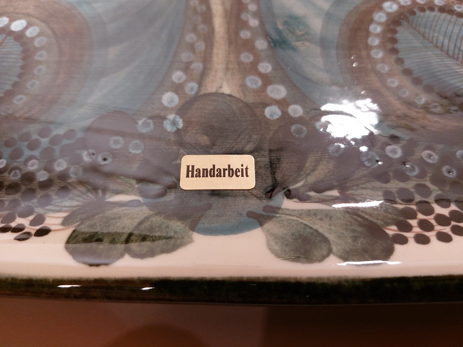 Piatti di portata: Wunderschöne Cakesplatte, 37cm, Neu Schwendener Buchs-Räfis – Nuovo e nell'imballaggio originale da Heerbrugg venduto da Sonytime 1